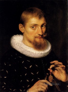  Paul Oil Painting - Portrait Of A Man Baroque Peter Paul Rubens